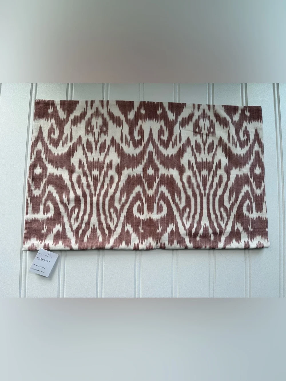 Pottery Barn Vega Ikat Ava Linen Cotton Lumbar Pillow Cover 16